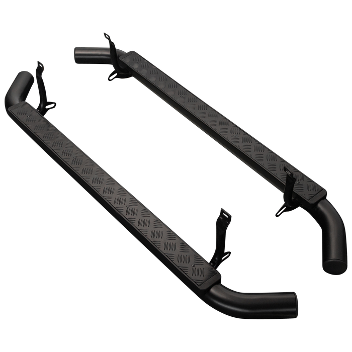 CLASSIC DEFENDER 110 XS 3DR (HARDTOP & PICKUP) SIDE STEPS - CHEQUERPLATE