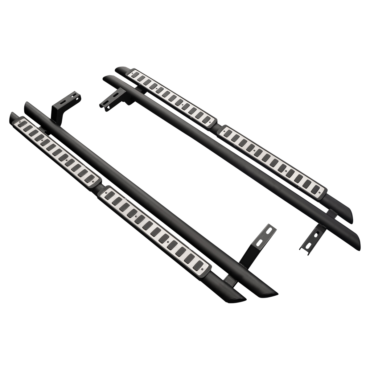 INEOS GRENADIER TWIN TUBE SIDE STEPS SILVER — SideSteps UK